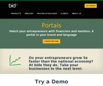 Bidx.net(Entrepreneurs) Screenshot