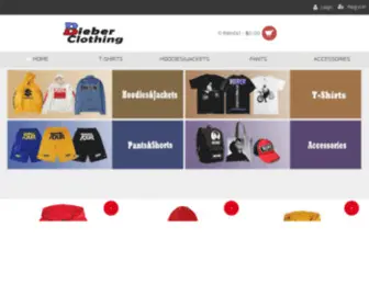 Bieber-Clothing.com(Bieber Clothing) Screenshot