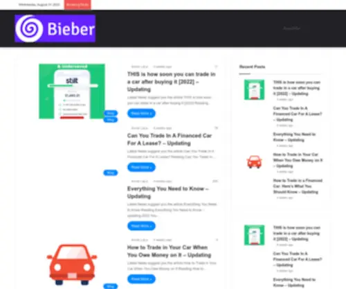 Bieber-Fashion.com(Bieber Fashion) Screenshot