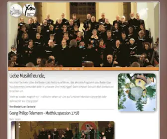 Biederitzerkantorei.de(Biederitzer Kantorei und Biederitzer Musiksommer) Screenshot