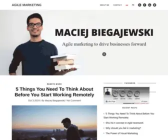 Biegajewski.com(Agile Marketing) Screenshot