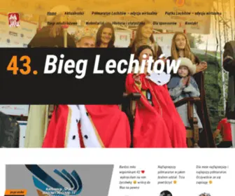 Bieglechitow.pl(Bieg Lechitów) Screenshot