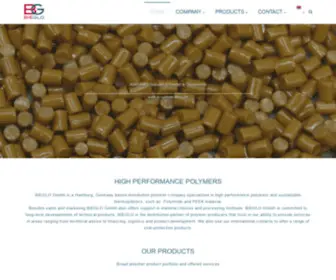 Bieglo.com(BIEGLO High Performance Polymers) Screenshot