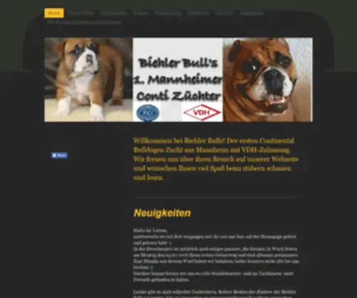 Biehler-Bulls.de(Mannheim) Screenshot