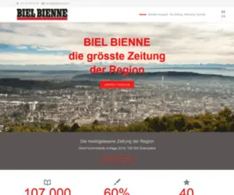 Bielbienne.com(Biel Bienne home) Screenshot