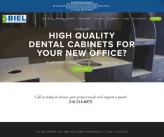 Bieldentalcabinets.com(Biel Dental Cabinet Solutions) Screenshot