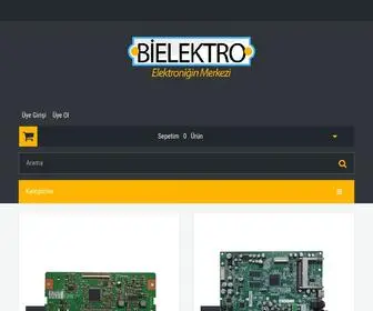 Bielektro.com(Tv Yedek Parça Tedarikçiniz) Screenshot