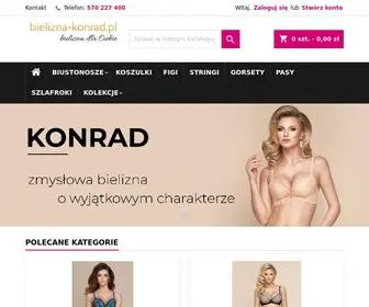 Bielizna-Konrad.pl(Bielizna Konrad) Screenshot