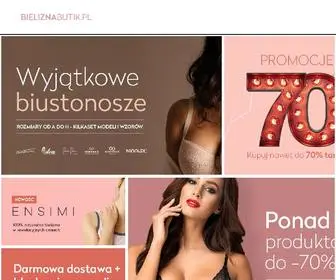 Bieliznabutik.pl(Bielizna damska i męska) Screenshot