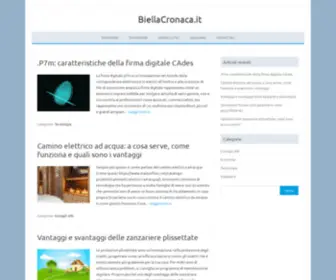 Biellacronaca.it(Biella e notizie) Screenshot