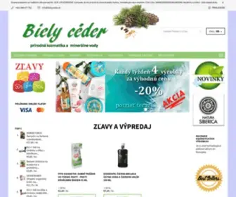 Bielyceder.sk(BIELY CÉDER) Screenshot