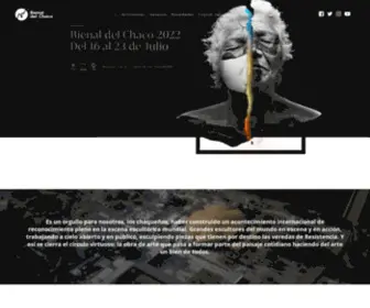 Bienaldelchaco.org(Bienal del Chaco) Screenshot