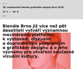 Bienalebrno.org(26th Brno Biennial 2014) Screenshot
