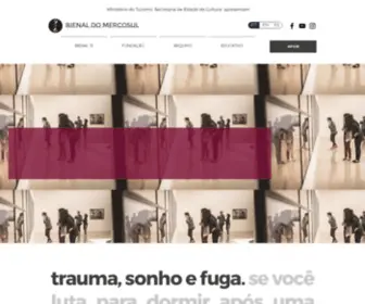 Bienalmercosul.art.br(BIENAL 13) Screenshot