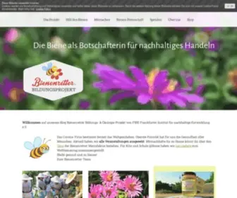 Bienenretter.de(Die Biene als Botschafterin für nachhaltiges Handeln) Screenshot