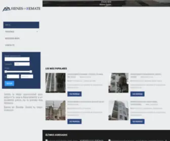 Bienesenremate.com.mx(Bienvenido a Bienes en remate) Screenshot