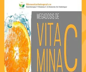 Bienestarintegral.co(Sueroterapia y Vitamina C En Valledupar A Domicilio) Screenshot