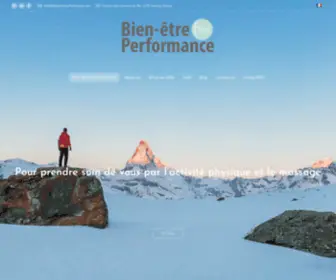 Bienetreperformance.com(Massages et coaching sportif) Screenshot