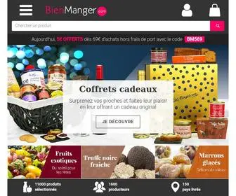 Bienmanger.com(Découvrez plus de 11000 produits gourmands sélectionnés chez 1600 producteurs) Screenshot