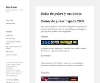 Bienpoker.es(Apuesta) Screenshot