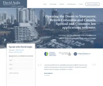 Bienvenidoacanada.com(Immigration Lawyer Vancouver) Screenshot