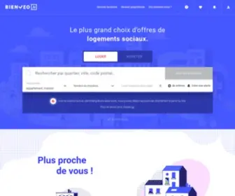 Bienveo.fr(Louer, acheter, le plus grand choix d’offres de logements sociaux) Screenshot