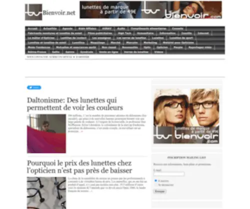 Bienvoir.net(Opticiens) Screenshot
