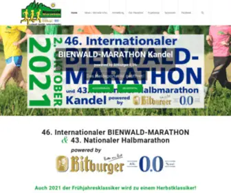 Bienwald-Marathon.de(Bienwald-Marathon Kandel) Screenshot