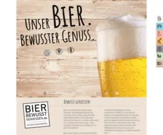 Bierbewusstgeniessen.de(Bier mit Verantwortung) Screenshot