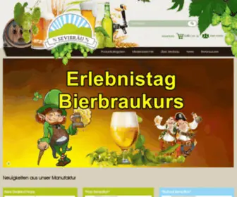 Bierbrauzubehoer.ch(Sevibräu Bierbrauzubehör Online) Screenshot