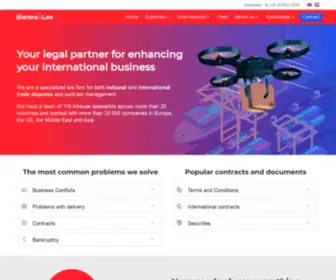 Bierenslaw.com(Your legal partner in enhancing businesses) Screenshot