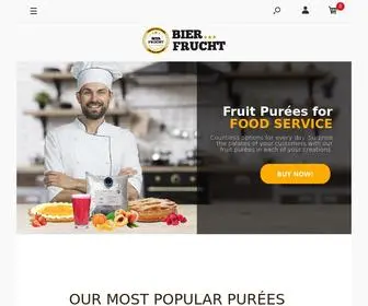 Bierfrucht.com(We've made the best fruit Purée for brewing) Screenshot