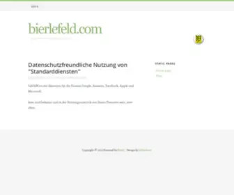 Bierlefeld.com(YunoHost Admin) Screenshot