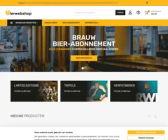 Bierwebshop.be(Bij kan je speciaalbieren) Screenshot