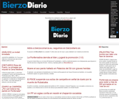 Bierzocomarca.eu(Noticias del Bierzo) Screenshot