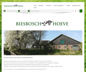 Biesboschhoeve.nl(Biesboschhoeve) Screenshot