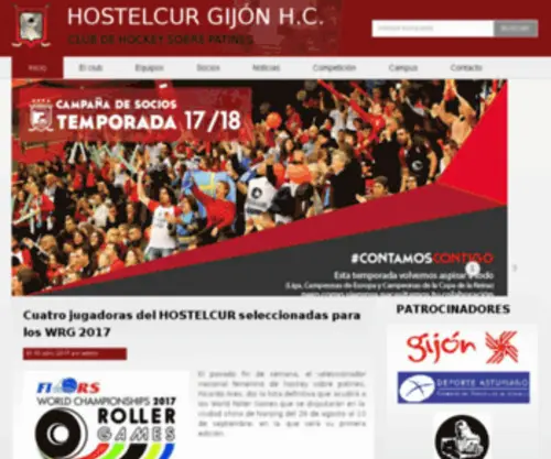 Biescagijon.com(HOSTELCUR GIJÓN H.C) Screenshot