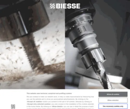 Biesseamerica.com(Woodworking Machines and Systems Advanced Materials) Screenshot