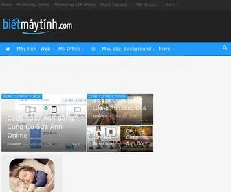 Bietmaytinh.com(Biết máy tính) Screenshot