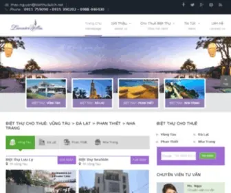 Bietthudulich.net(Lavender Villas ✓ Cho thuê Biệt thự Vũng Tàu ✓ Cho thuê Biệt thự Đà Lạt) Screenshot