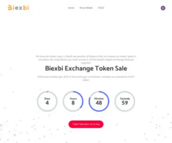 Biexbi.com(Your Gateway to World Crypto Exchanges) Screenshot