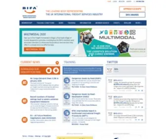 Bifa.org(Home Page) Screenshot