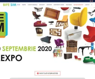 Bife-SIM.ro(Reunește întreaga industrie de mobilier și echipamente) Screenshot