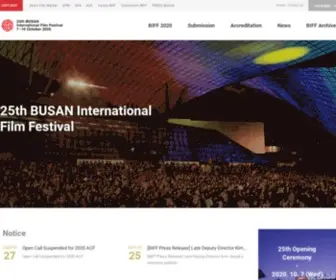 Biff.kr(Busan International Film Festival) Screenshot