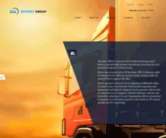 Biforst.com(Malaysia's Largest Logistic Company) Screenshot