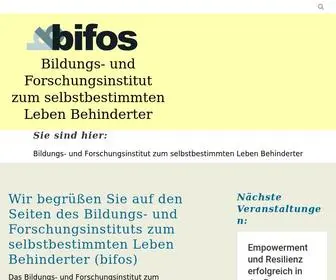 Bifos.de(Bifos e.V) Screenshot