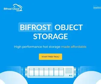 Bifrostcloud.com(Cloud Storage Solutions) Screenshot