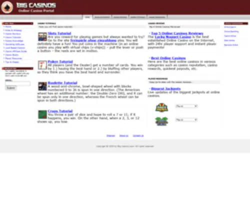 Big-Casinos.com(Big Casinos) Screenshot