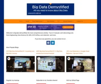 Big-Data-Demystified.ninja(Big Data Blog) Screenshot