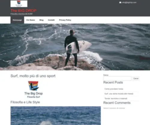 Big-Drop.com(Filosofia e tecnica del SURF) Screenshot